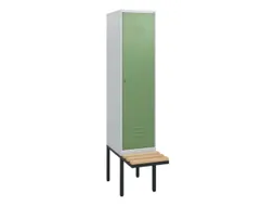 locker met bank,HxBxD 1950x400x815mm,1vak,vak B 400mm,cil.-slot