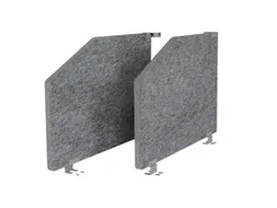 akoestische zijwand,HxBxD 500x735x25mm,geluidabsorberend vlies