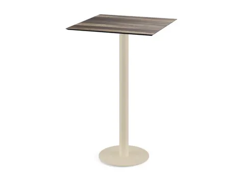 statafel,HxBxD 1090x700x700mm,rechthoekig,schotelvoet zandkleuren