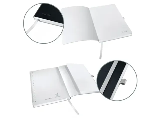 Carnet de notes Leitz Style A5 ligné 160 pages 100g noir