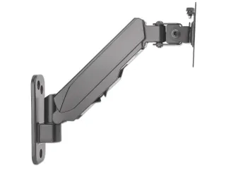 Wandbeugel voor TV’s en monitoren (veerarm met 2 draaipunten), voor - 1