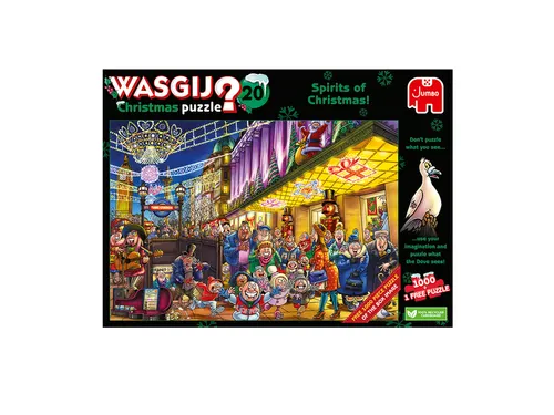 Puzzel Wasgij Christmas 20 De Geesten van de Kerstmis! 2x1000 stukjes