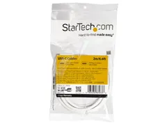 Usb-c Naar Usb-c Kabel 5a/100w Power Delivery M/m Wit 2 Meter Usb 2.0