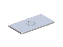 legbord,v. magazijnstelling,BxD 1000x500mm,vakl. 150kg,staal,RAL7035