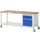 Werkbank Hxbxd 880x2000x700mm Beukenhouten Werkblad 1lade Kast