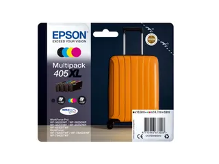 Epson 405XL Inktcartridge Multipack Zwart + 3 Kleuren Origineel - 3