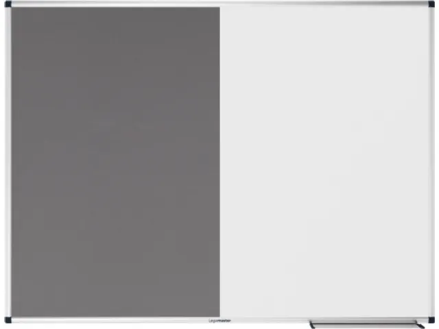 UNITE combibord grijs vilt-whiteboard 90x120cm