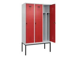 locker voor scheiding van kleding,HxBxD 2120x1200x500mm,3vak