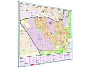 Landkaartbord Maatwerk - 1