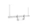 Neomounts AV2-500WH Videobar kit - 43-110 inch - max 10 kg - VESA 200x