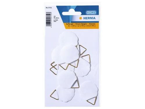 Hanghaakje Herma 5752 30mm Gegomd 10 stuks