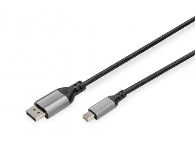 DisplayPort-aansluitkabel type mini DP DP M/M 2m UHD 8K DP 1.4 zwart