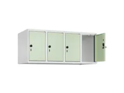 opzetkast,v. locker,4vak.,vak B 300mm,HxBxD 500x1200x500mm
