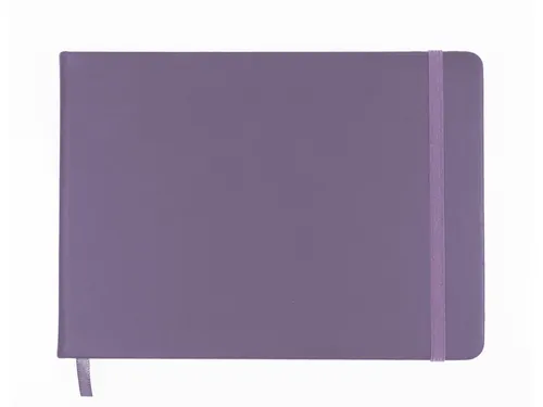 Schetsboek Kangaro A5 landscape heather purple PU HC 80 vel 140gr room