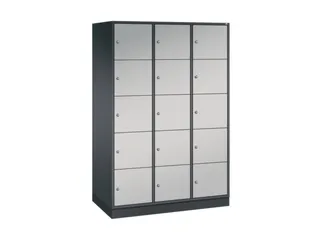 grootvolume-lockersysteem,HxBxD 1950x1220x600mm,3x5vakken,cil.-slot - 2