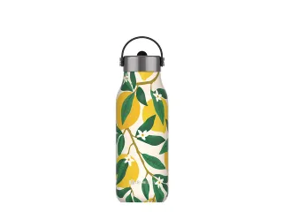 Thermosfles 2.0 Les Artistes Paris 1000ml Lemon met geïntegreerd riet - 1