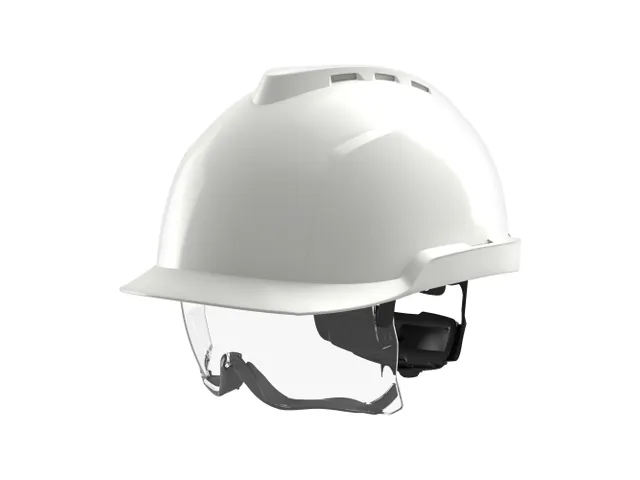 MSA V-Gard 930 ongeventileerde veiligheidshelm Wit