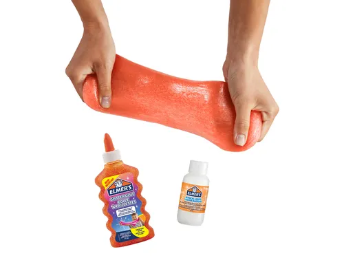 Kinderlijm Elmer's glitter oranje