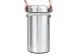 Afvalbak Urban Bin 120 liter Mat RVS