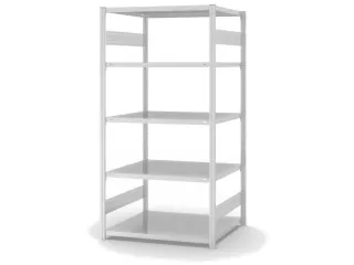 magazijnstelling,grondveld,HxBxD 2000x1060x835mm,vakl. 130kg - 2