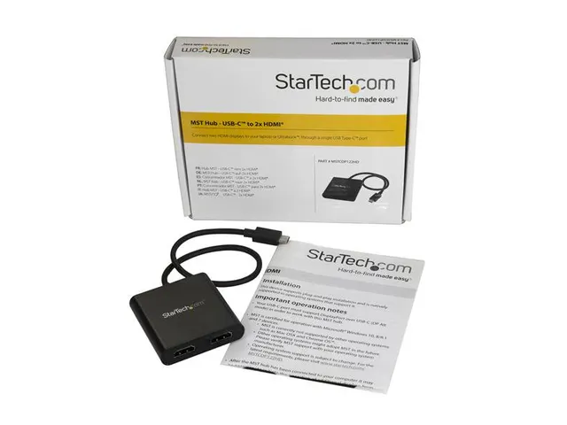 Adaptateur USB-C vers Double HDMI 2ports MST Hub
