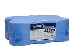 Poetspapier Celtex Centerfeed Midi 2-laags blauw 108 meter krimp a 6 r