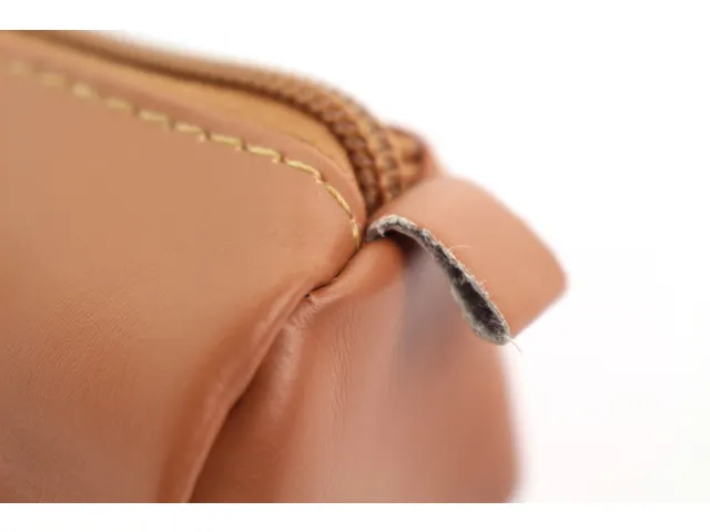 Pennenetui Alassio echt leer natuur kleur