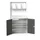 lessenaarkast achterwand 2000x1050x550mm 2 legbord/1lade/plank RAL7016