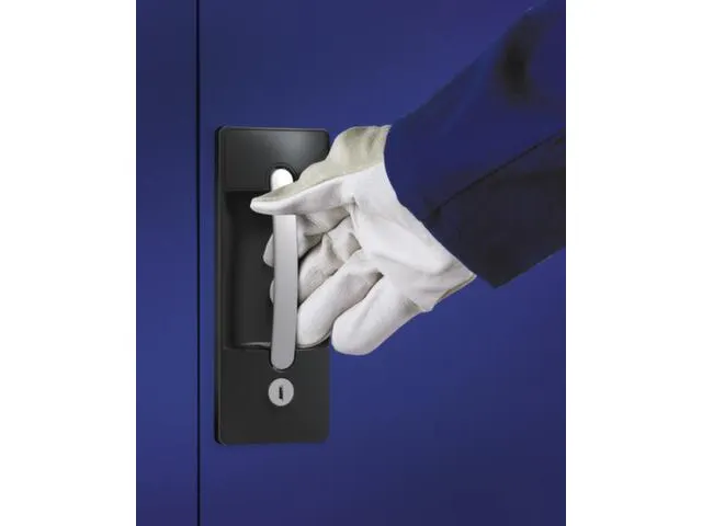 Armoire superposable,corps RAL7035,face avant RAL3003