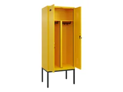 PBM-locker,HxBxD 2120x800x500mm,2vak,vak B 400mm,draaigrendel