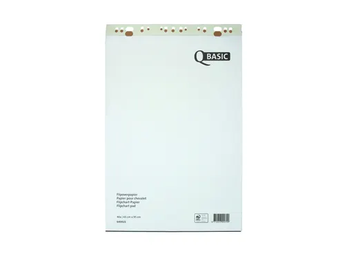 Flipoverpapier Qbasic 65x95cm 20vel opgerold