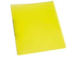 Ringmap A4 2 Ringen 16mm Transparant Geel