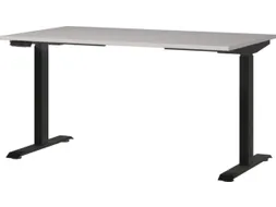 Elektrisch ihv bureau,HxBxD 720-1200x1400x800mm,blad decor kasjmier