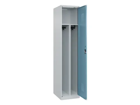 locker voor scheiding van kleding,HxBxD 1850x400x500mm,1vak