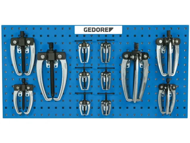 1.18/1.19 Trekkerset op geperforeerd paneel 12stuks