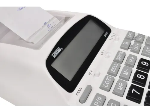 Desq Rekenmachine met telrol 2-kleuren afdruk