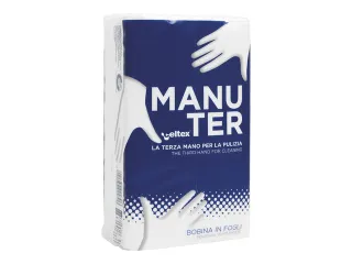 Poetspapier Celtex Manuter 2-laags wit 250 vel doos a 16 pak - 2