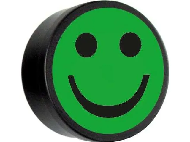 Impressiemagneet Face Groen 35Mm