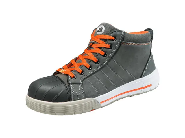 Bata Bickz 731 hoge S3 veiligheidsschoenen, SRC, grijs/oranje maat 48,