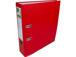 Q-connect ordner A4 PP en karton 80mm rug Rood - 2