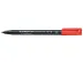 Viltstift Staedtler OHP Lumocolor 317 Medium 1.0mm Rood