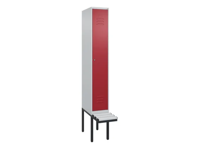 locker met bank,HxBxD 2120x300x815mm,1vak,vak B 300mm,cil.-slot