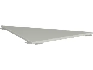 koppelelement voor bureau,90 °,BxD 800x800mm,blad lichtgrijs,hoekig - 1