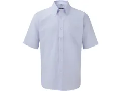 Russell Oxford Z933 overhemd met korte mouwen, blauw, maat 5XL, per st