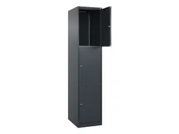 lockerkast,HxBxD 1850x400x500mm,1x3vakken,vak B 400mm,cil.-slot