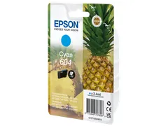 Epson 604, Normaal rendement, Cyaan, 2,4 ml, 1 stuk(s), Enkele verpakk