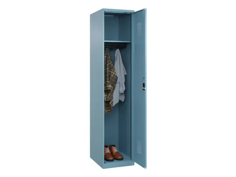 locker,HxBxD 1850x400x500mm,1vak,vak B 400mm,cil.-slot,staand op vloer