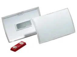 Badge Durable 8212 Click Fold met magneet 40x75mm