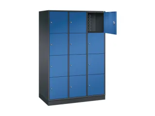 grootvolume-lockersysteem,HxBxD 1950x1220x600mm,3x4vakken,cil.-slot - 1