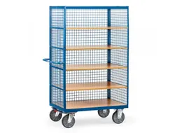 Kastwagen 750kg 3393 5 Etages Hout Laadvlak 1200x780mm Draadgaas